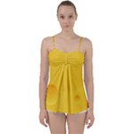 Cheese Texture, Yellow Backgronds, Food Textures, Slices Of Cheese Babydoll Tankini Top