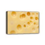 Cheese Texture, Yellow Cheese Background Mini Canvas 6  x 4  (Stretched)