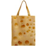 Cheese Texture, Yellow Cheese Background Zipper Classic Tote Bag