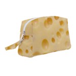 Cheese Texture, Yellow Cheese Background Wristlet Pouch Bag (Medium)