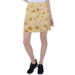 Cheese Texture, Yellow Cheese Background Tennis Skirt