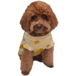 Cheese Texture, Yellow Cheese Background Dog T-Shirt