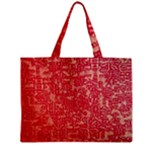 Chinese Hieroglyphs Patterns, Chinese Ornaments, Red Chinese Zipper Mini Tote Bag