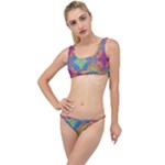 Colorful Floral Ornament, Floral Patterns The Little Details Bikini Set