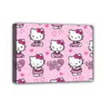 Cute Hello Kitty Collage, Cute Hello Kitty Mini Canvas 7  x 5  (Stretched)