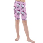 Cute Hello Kitty Collage, Cute Hello Kitty Kids  Mid Length Swim Shorts