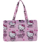 Cute Hello Kitty Collage, Cute Hello Kitty Canvas Work Bag