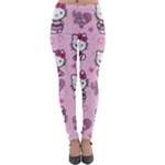 Cute Hello Kitty Collage, Cute Hello Kitty Lightweight Velour Leggings