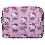 Cute Hello Kitty Collage, Cute Hello Kitty Make Up Pouch (Large)
