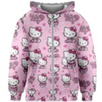 Cute Hello Kitty Collage, Cute Hello Kitty Kids  Zipper Hoodie Without Drawstring