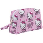 Cute Hello Kitty Collage, Cute Hello Kitty Wristlet Pouch Bag (Large)