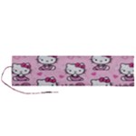 Cute Hello Kitty Collage, Cute Hello Kitty Roll Up Canvas Pencil Holder (L)