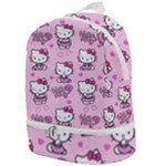 Cute Hello Kitty Collage, Cute Hello Kitty Zip Bottom Backpack
