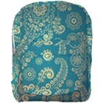 European Pattern, Blue, Desenho, Retro, Style Full Print Backpack