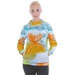 Fruits, Fruit, Lemon, Lime, Mandarin, Water, Orange Women s Hooded Pullover