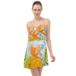 Fruits, Fruit, Lemon, Lime, Mandarin, Water, Orange Summer Time Chiffon Dress