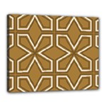 Gold Pattern Texture, Seamless Texture Canvas 20  x 16  (Stretched)
