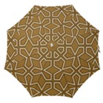 Gold Pattern Texture, Seamless Texture Straight Umbrellas