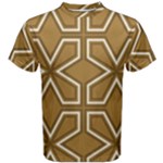 Gold Pattern Texture, Seamless Texture Men s Cotton T-Shirt
