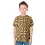 Gold Pattern Texture, Seamless Texture Kids  Cotton T-Shirt