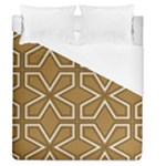 Gold Pattern Texture, Seamless Texture Duvet Cover (Queen Size)