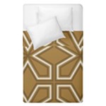 Gold Pattern Texture, Seamless Texture Duvet Cover Double Side (Single Size)