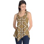 Gold Pattern Texture, Seamless Texture Sleeveless Tunic