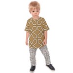 Gold Pattern Texture, Seamless Texture Kids  Raglan T-Shirt