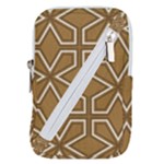 Gold Pattern Texture, Seamless Texture Belt Pouch Bag (Small)