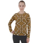 Gold Pattern Texture, Seamless Texture Women s Pique Long Sleeve T-Shirt