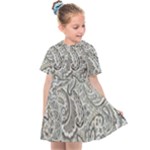Gray Paisley Texture, Paisley Kids  Sailor Dress