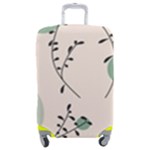 Plants Pattern Design Branches Branch Leaves Botanical Boho Bohemian Texture Drawing Circles Nature Luggage Cover (Medium)