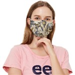 Flower Floral Pattern Floral Digital Spring Flora Botanical Blossom Bloom Vintage Fitted Cloth Face Mask (Adult)