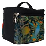 Flowers Trees Forest Mystical Forest Nature Background Landscape Make Up Travel Bag (Small)