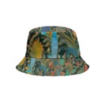 Flowers Trees Forest Mystical Forest Nature Background Landscape Bucket Hat (Kids)