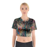 Trees Forest Mystical Forest Nature Junk Journal Landscape Cotton Crop Top