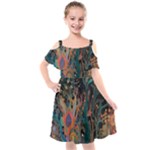 Trees Forest Mystical Forest Nature Junk Journal Landscape Kids  Cut Out Shoulders Chiffon Dress