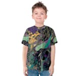 Flowers Trees Forest Mystical Forest Nature Kids  Cotton T-Shirt
