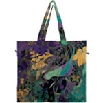 Flowers Trees Forest Mystical Forest Nature Canvas Travel Bag