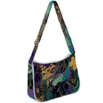 Flowers Trees Forest Mystical Forest Nature Zip Up Shoulder Bag