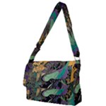 Flowers Trees Forest Mystical Forest Nature Full Print Messenger Bag (L)