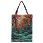Trees Tree Forest Mystical Forest Nature Junk Journal Scrapbooking Landscape Nature Classic Tote Bag
