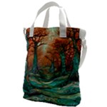 Trees Tree Forest Mystical Forest Nature Junk Journal Scrapbooking Landscape Nature Canvas Messenger Bag