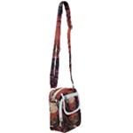 Comic Gothic Macabre Vampire Haunted Red Sky Shoulder Strap Belt Bag