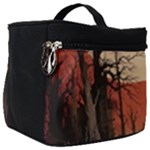 Comic Gothic Macabre Vampire Haunted Red Sky Make Up Travel Bag (Big)