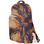 Texture Woodgrain Pattern Nature Wood Pattern Double Compartment Backpack