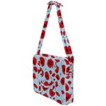 Poppies Flowers Red Seamless Pattern Cross Body Office Bag