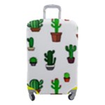 Cactus Plants Background Pattern Seamless Luggage Cover (Small)