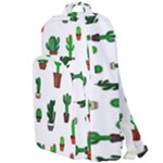 Cactus Plants Background Pattern Seamless Double Compartment Backpack