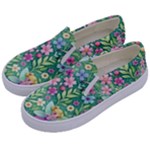 Fairies Fantasy Background Wallpaper Design Flowers Nature Colorful Kids  Canvas Slip Ons